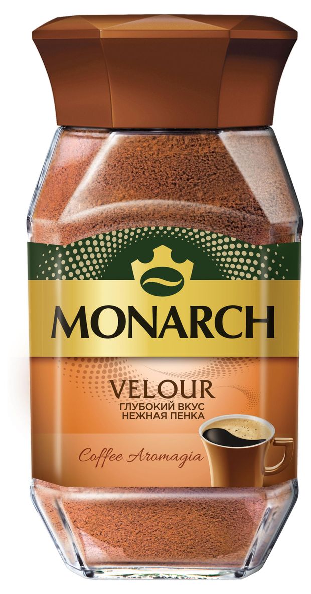 Кофе растворимый MONARCH Velour натуральный порошкообразный 95 г 400₽