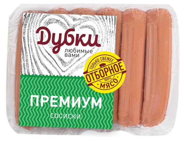 Сосиски Дубки Премиум, 350 г