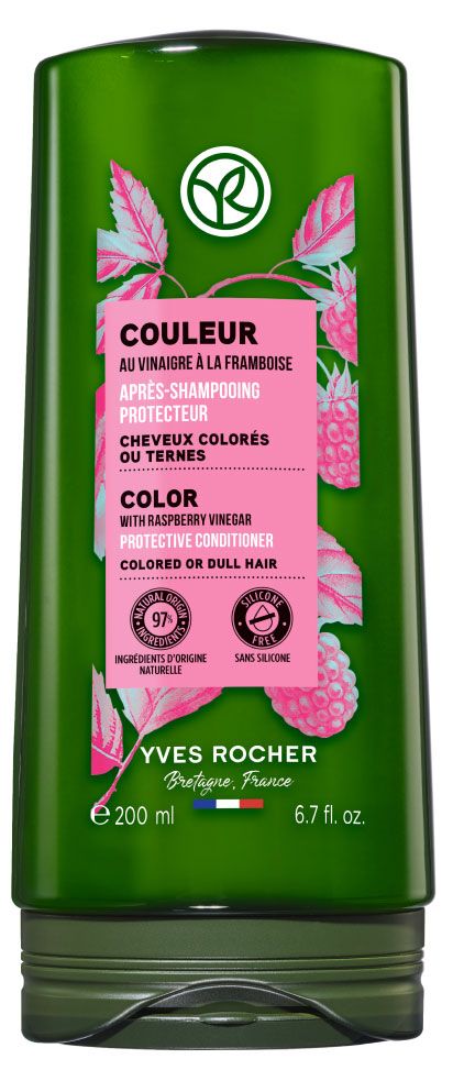 фото Кондиционер для волос yves rocher стойкость цвета с малиновым уксусом, 200 мл