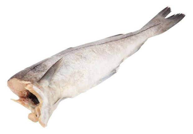 Рыба, икра, морепродукты  Ашан Навага охлажденная потрошеная без головы, вес