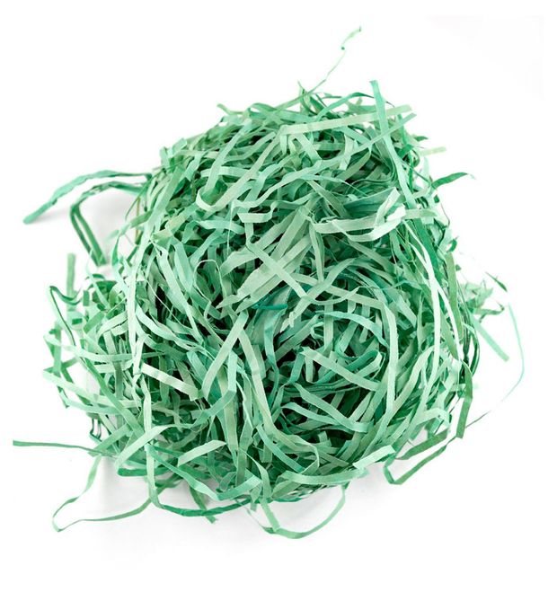 Наполнитель бумажный Азалия Декор Пергаментированная бумага для цветов и подарков зеленый, 50 г