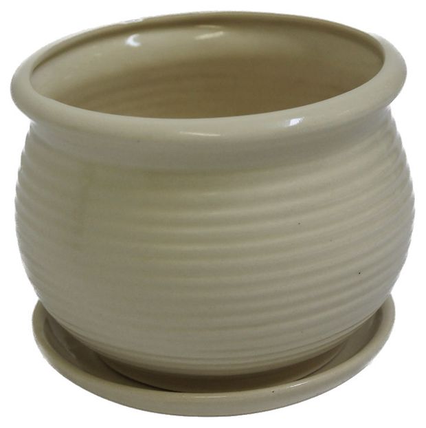 Горшок керамический Котовский Фаянс Сатурн, 13 см