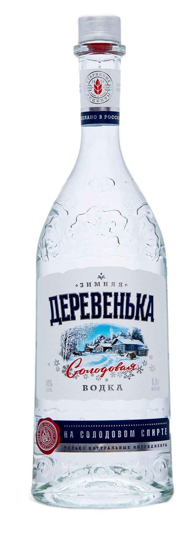 Водка Зимняя Деревенька Россия, 0,5 л