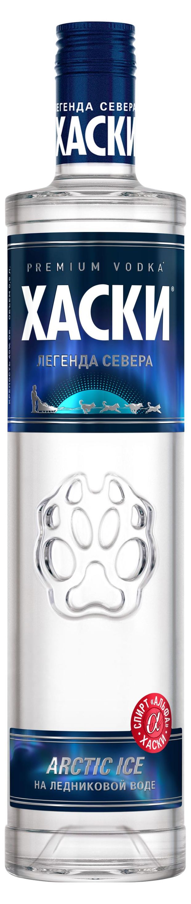 Водка Хаски Arctic ICE Россия, 0,5 л