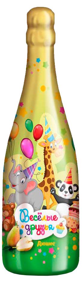 Напиток газированный Веселые друзья Дюшес, 0,75 л