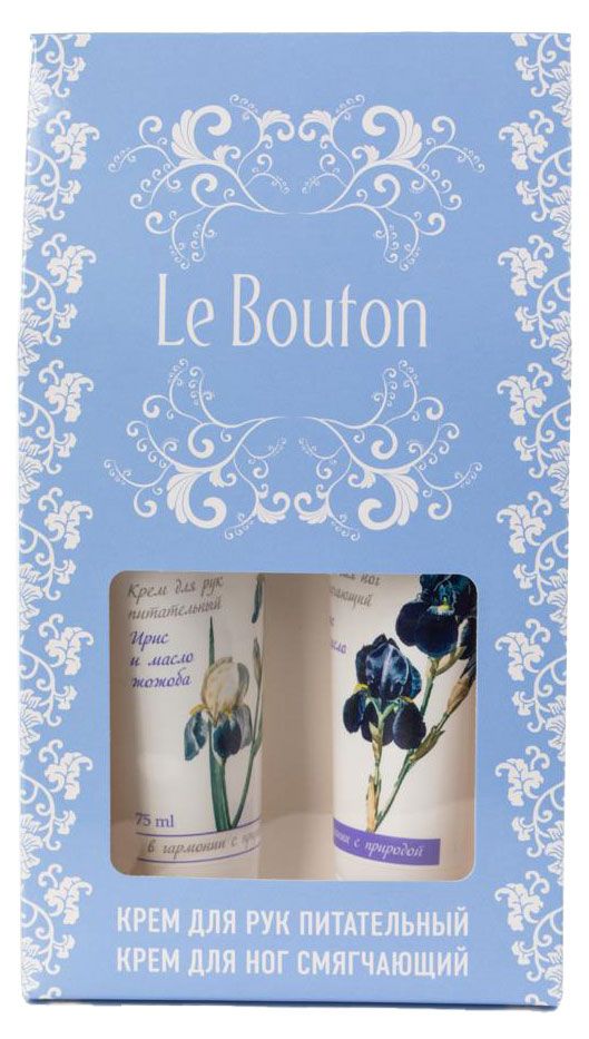 Подарочный набор Profresh Le Bouton Крем для рук питательный 75 мл Крем для ног смягчающий 75 мл 149₽