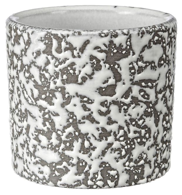 Кашпо мини Маджента-А серое без поддона, 180 мл