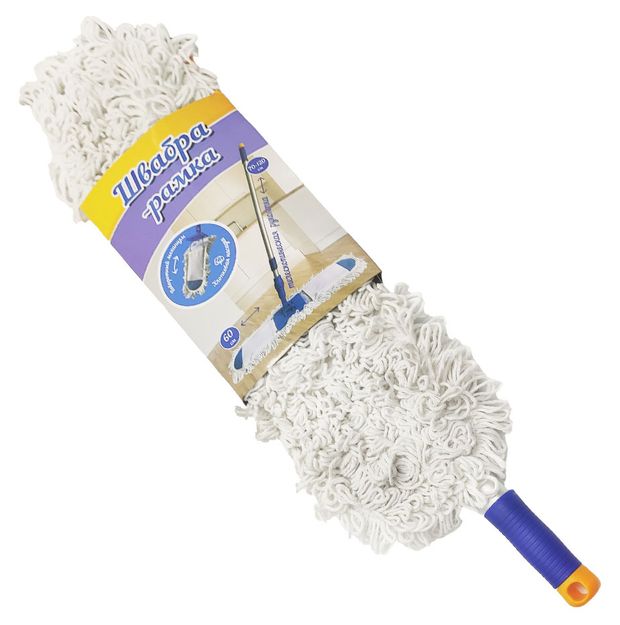 Швабра-рамка Goodesta 60 см телескопическая рукоятка 70-125 см 499₽