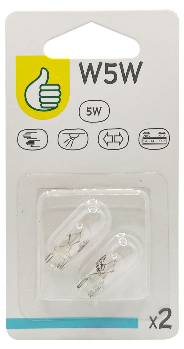 Лампа автомобильная Каждый день Pouce галогеновая 5Вт 12В 2 шт 50₽