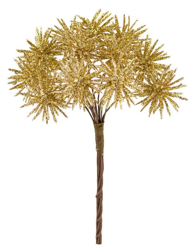 Набор вставок Азалия Декор золотые L12см 12 шт 140₽