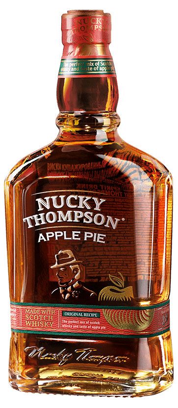 Алкоголь (самовывоз)  Ашан Настойка Nucky Thompson Эппл Пай Россия, 0,7 л