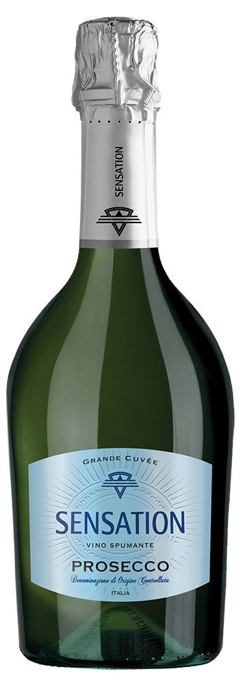 Игристое вино Sensation Prosecco белое брют Италия 075 л 2000₽