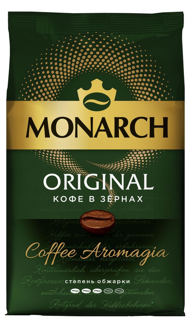  Кофе в зернах MONARCH Классический жареный, 800 г
