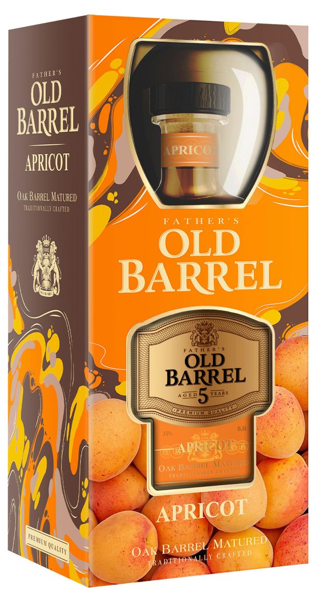 Коньяк Fathers Old Barrel Apricot Россия 05 л бокал 965₽