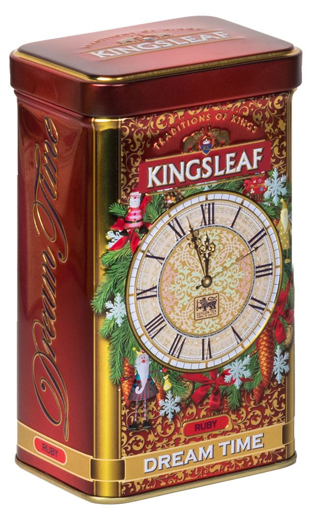 Чай черный Kingsleaf Время мечты Рубин листовой с лепестками голубой мальвы и бархатцев, 75 г