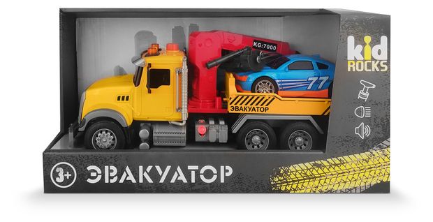 фото Игрушка kid rocks эвакуатор. 1:12