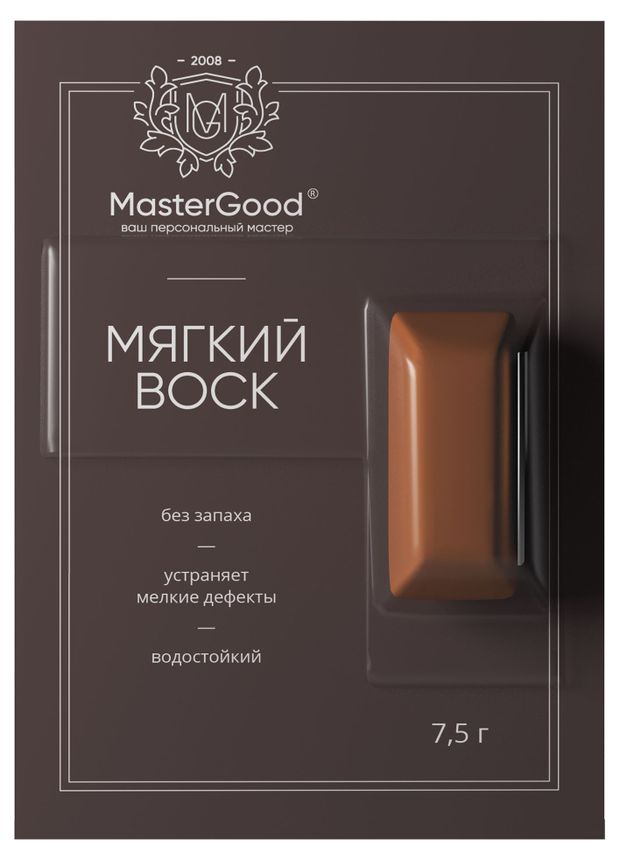Мягкий воск Master Good для реставрации деревянных ламинированных пластиковых поверхностей Светлый орех 55