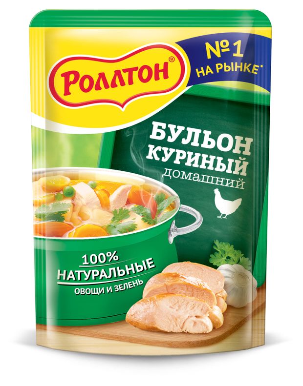 Бульон куриный Роллтон домашний 90 г 40₽