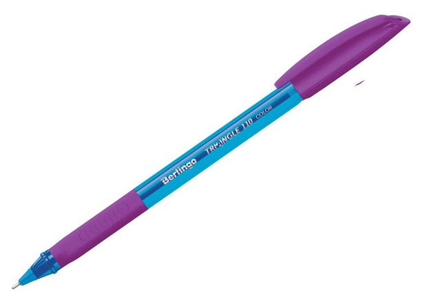 Ручка шариковая Berlingo Triangle 110 Color синяя 0,7мм, 1 шт