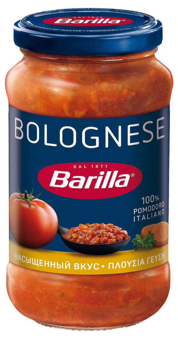 Соус Barilla Bolognese томатный с говядиной и свининой 400 г 470₽