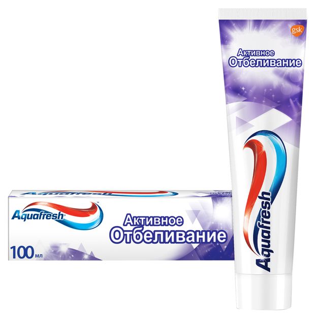 Зубная паста Aquafresh Активное отбеливание, 100 мл