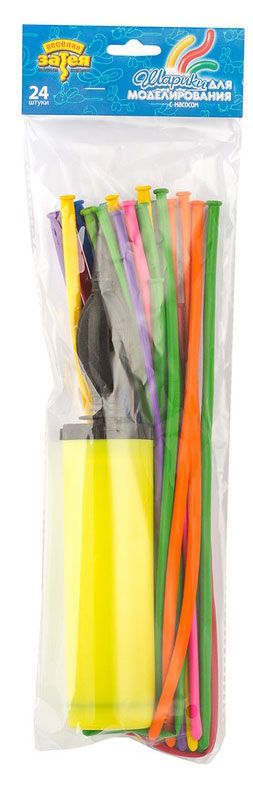 Набор шаров Веселая затея для моделирования с насосом 24 шт 220₽