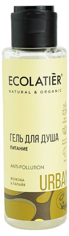 Гель для душа Ecolatier Питание жожоба & папайя, 100 мл