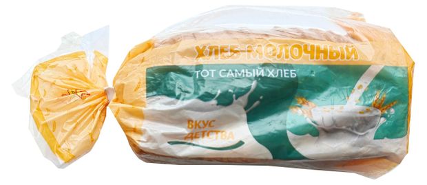 Хлеб Калужский хлебокомбинат Молочный нарезка, 350 г