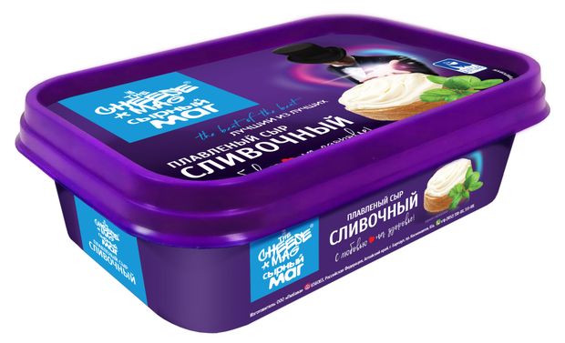 Сыр плавленый The Cheese Mag Сливочный 45% БЗМЖ, 180 г