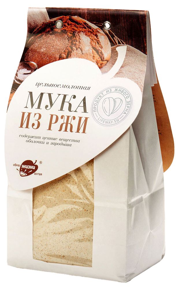 Мука ржаная Образ жизни Алтая цельносмолотая, 500 г