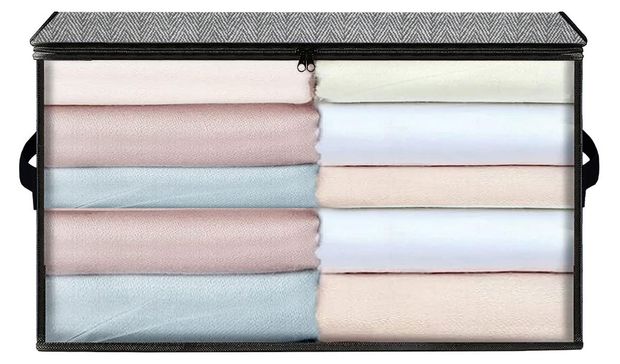 Кофр для хранения TrendTime складной с окошком 60x50x35 см 349₽