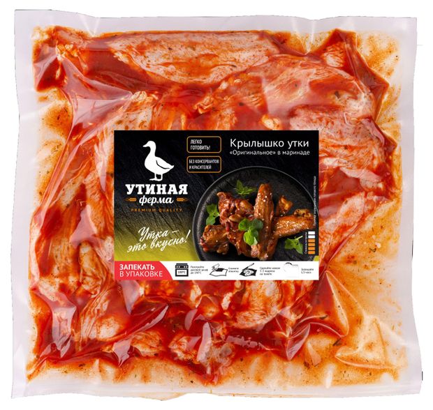 Крыло утки Утиная Ферма Оригинальное в маринаде вес 229₽