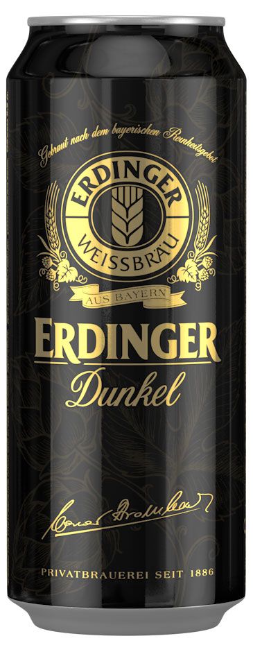 Пиво темное Erdinger Dunkel 5,3%, 0,5 л