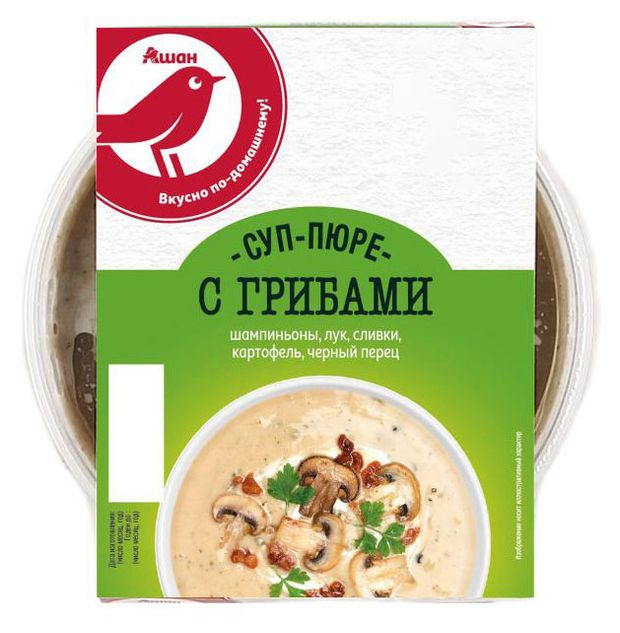Крем-суп АШАН Красная птица грибной 300 г 150₽