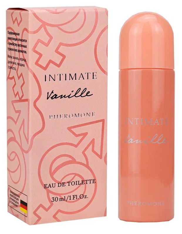 Туалетная вода с феромонами Delta Parfum Intimate Vanille, 30 мл