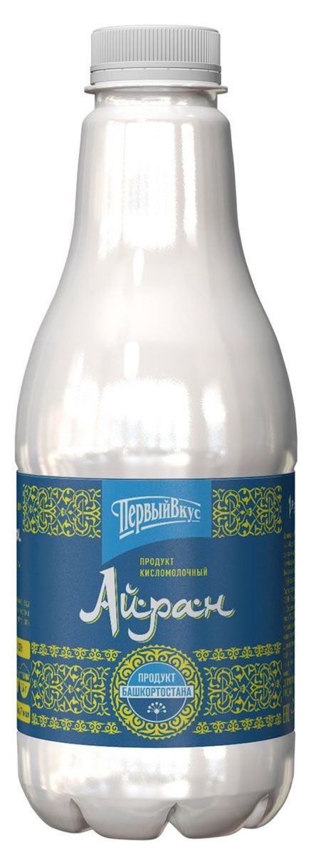 Напиток кисломолочный Айран Первый вкус 0,5% БЗМЖ охлажденный, 900 г