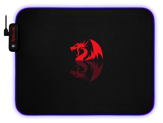 Игровой коврик Redragon Pluto Подсветка 330x260x3 мм 1180₽