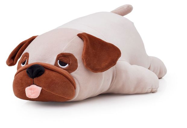 Игрушка мягкая Смолтойс Мопс, d 47 см