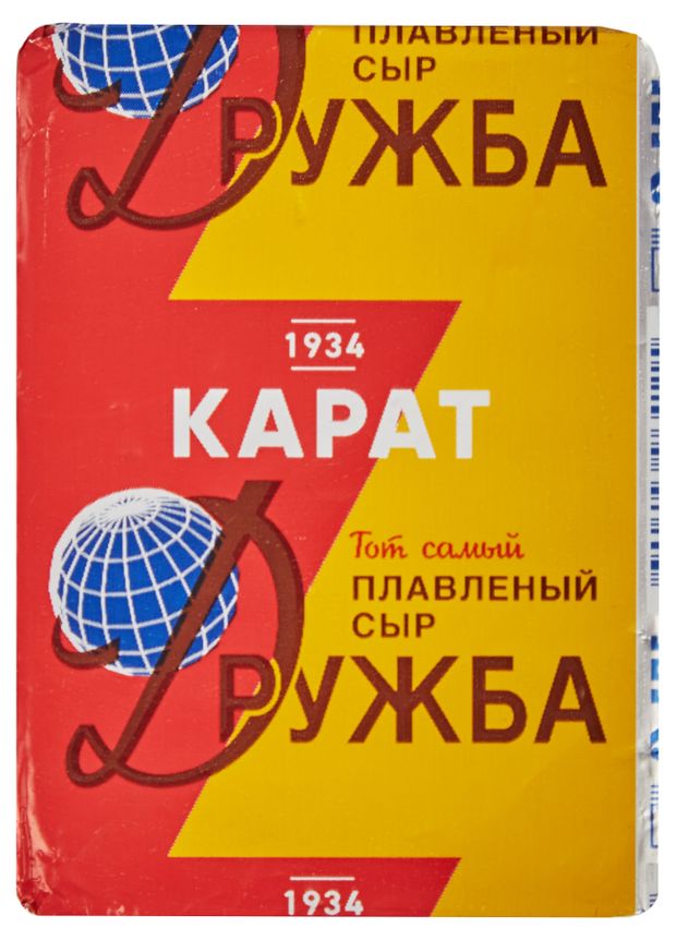 Сыр плавленый Карат Дружба брикет 45% БЗМЖ, 90 г
