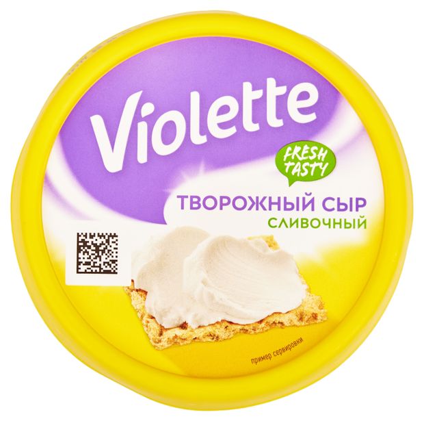 Сыр творожный Violette сливочный 70 БЗМЖ 140 г 99₽
