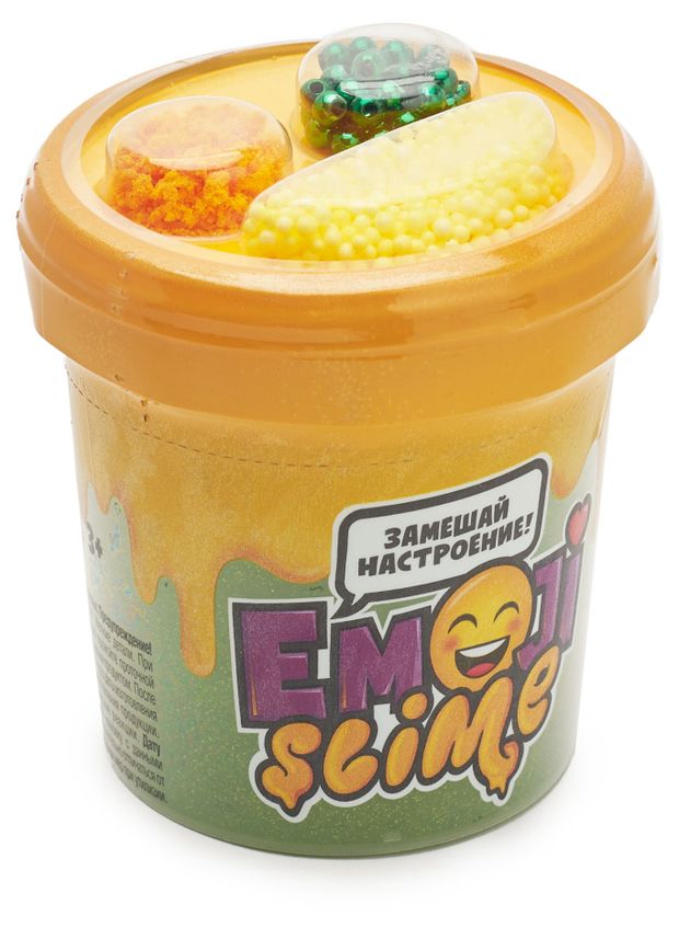 Слайм Emoji Slime оранжевый