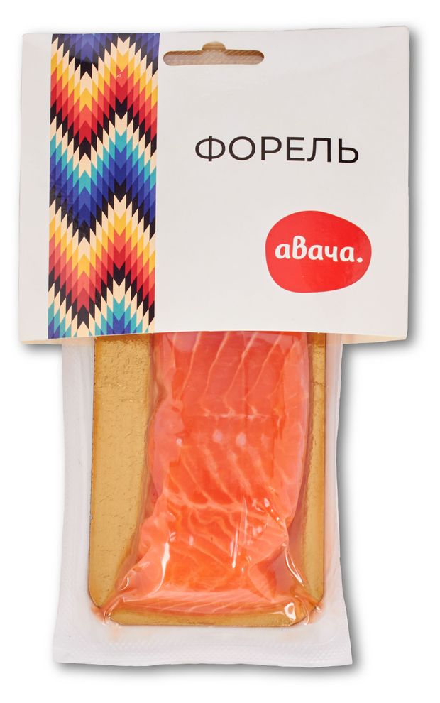 Рыба, икра, морепродукты Форель Авача слабосоленая филе-кусок на коже, 150 г