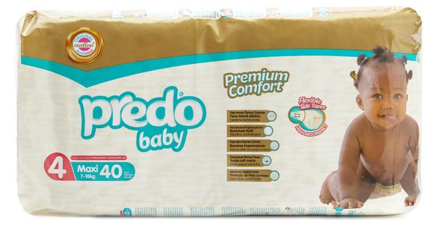 Подгузники Predo Baby 4 7-18 кг 40 шт 500₽