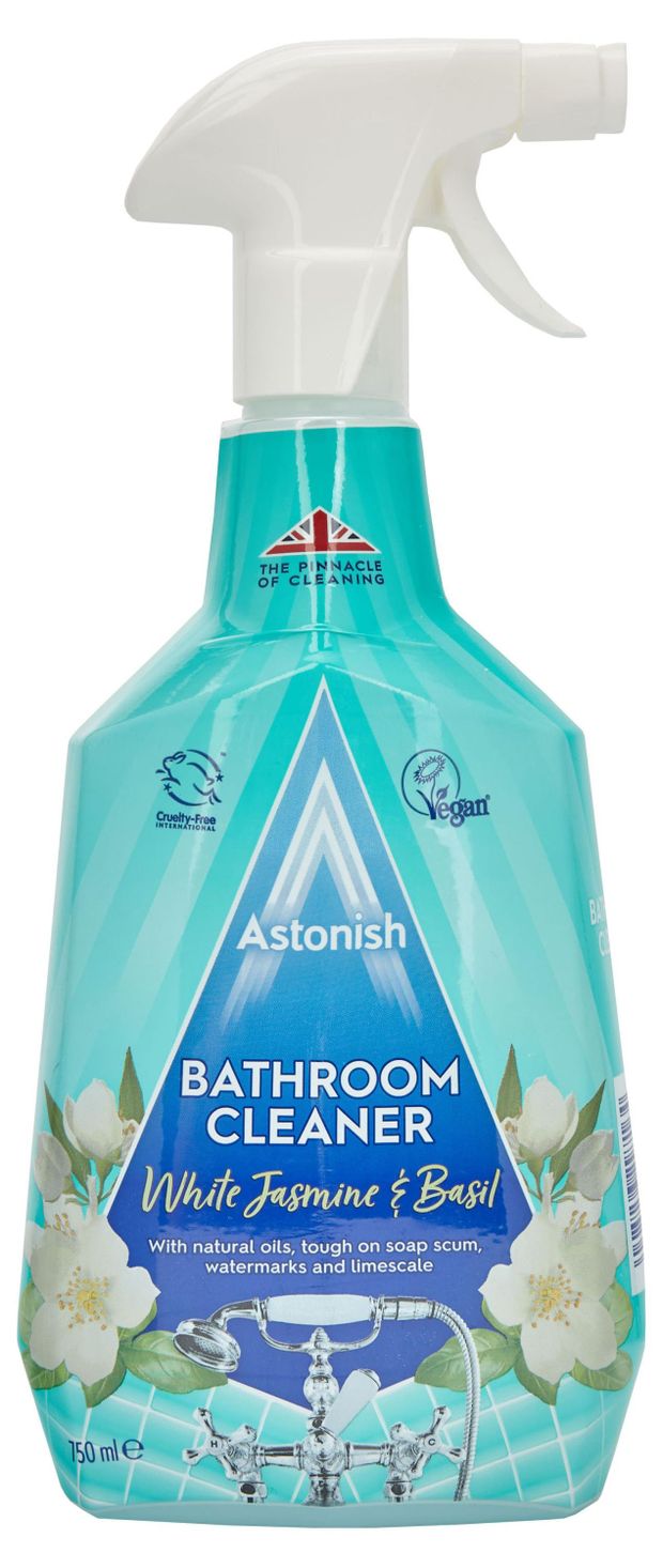 Спрей-очиститель для ванных комнат Astonish с жасмином и базиликом 750 мл 349₽
