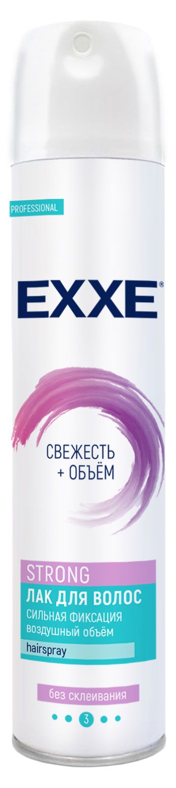 Лак для волос Exxe Strong Свежесть и объем сильная фиксация 300 мл 255₽
