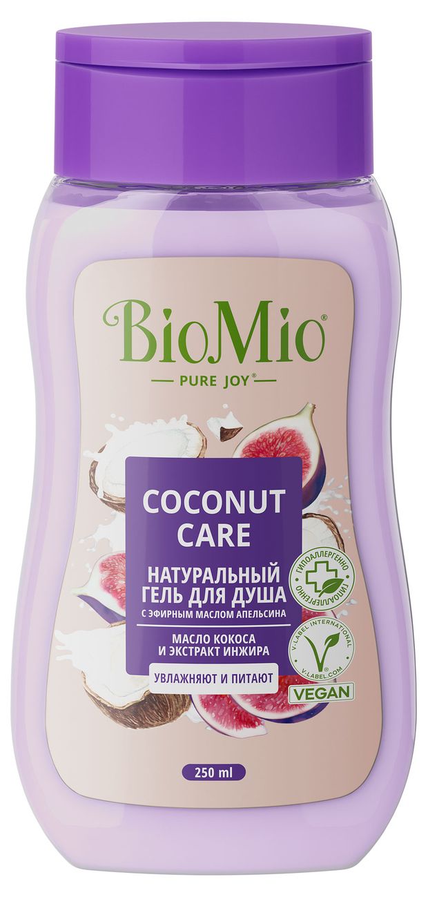 Гель для душа BioMio с экстрактом инжира и маслом кокоса 250 мл 340₽