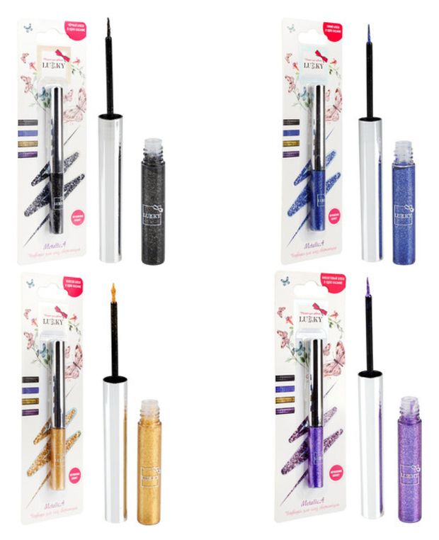 Подводка для глаз для девочек Lukky Metallica 200₽