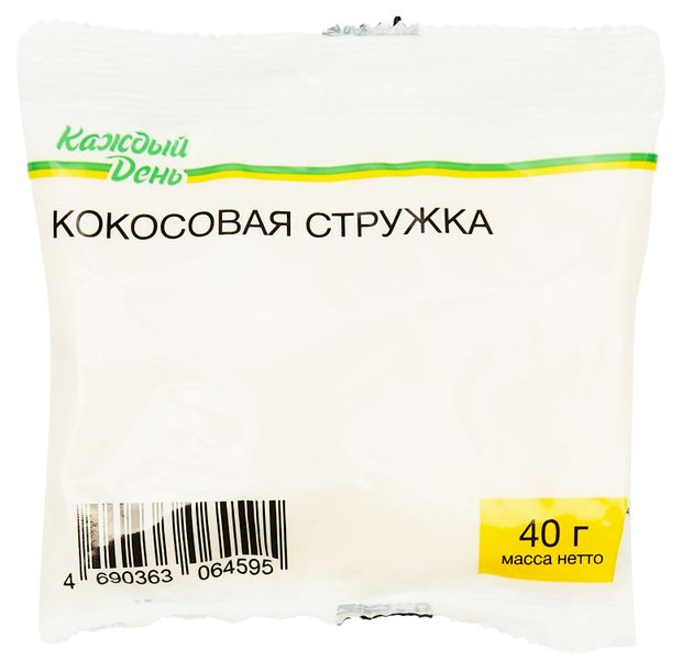 Кокосовая стружка Каждый День, 40 г