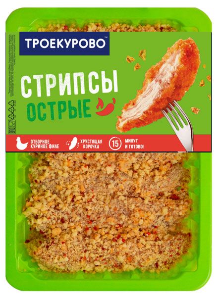 Стрипсы острые Троекурово, 350 г