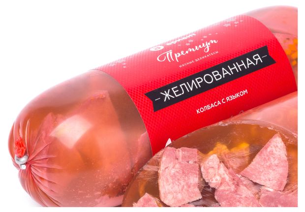 Колбаса с языком Ариант желированная, вес